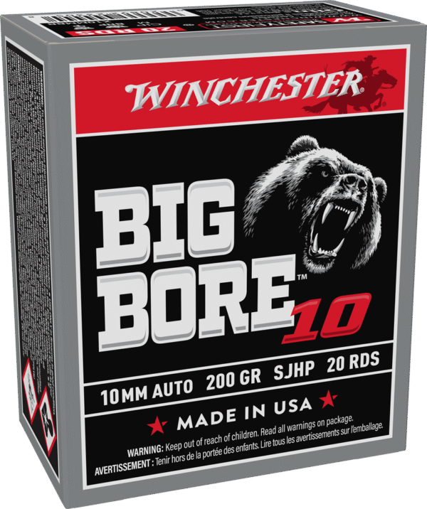 WINCHESTER BIG BORE 10MM 200G JSP 20RD BX 200RD CS