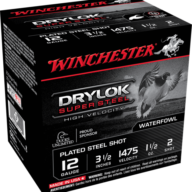 WINCHESTER DRYLOK SUPER STEEL 12G 3.5" 1.5OZ #2 SHT 25RD/250RD