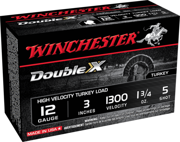 WINCHESTER DOUBLE X 12G 3" #5  1-3/4OZ 10RD BX 100RD CS