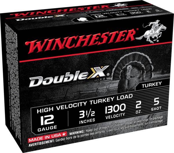 WINCHESTER DOUBLE X 12GA 3.5" #5 SUPREME 10RD BX 100RD CASE