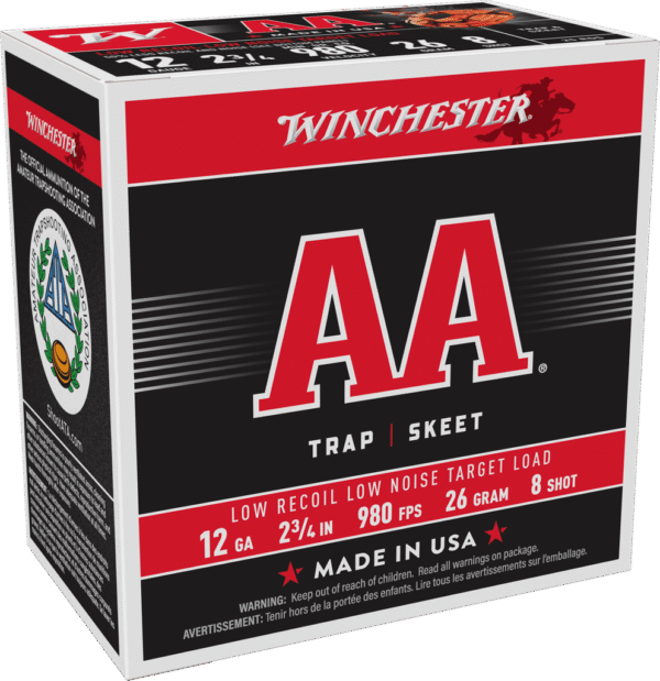 AA 12GA 2 3/4" #8 LOW RECOIL