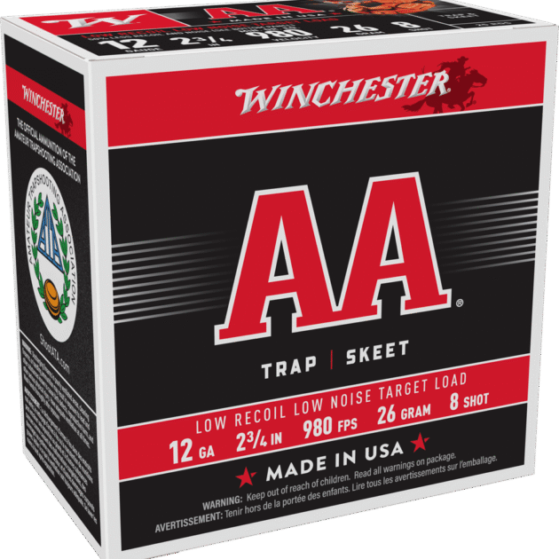 AA 12GA 2 3/4" #8 LOW RECOIL