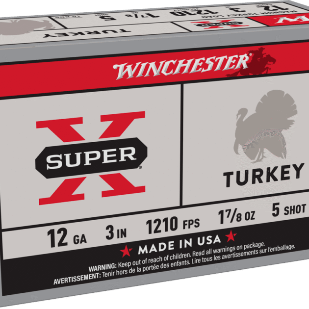 WINCHESTER SUPER X TURKEY 12GA 3" 1-7/8OZ #5 10RD BX 100RD CASE
