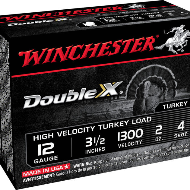 WINCHESTER DOUBLE X 12G 3.5" #4  2OZ  10RD BX 100RD CS