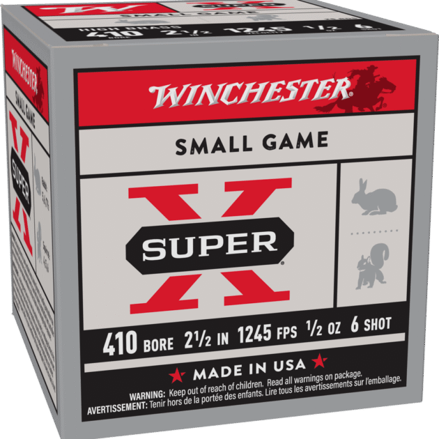 WINCHESTER SPR-X HB GL 410 21/2 #6 25RD BX 250RD CASE