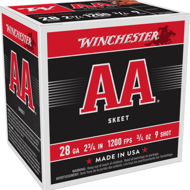 28GA 2-3/4" 3/4OZ #9SHOT 25RD BOX