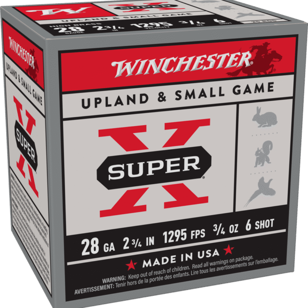 WINCHESTER 28G SPR X UPLAND 2-3/4' #6 3/4OZ 25RDS