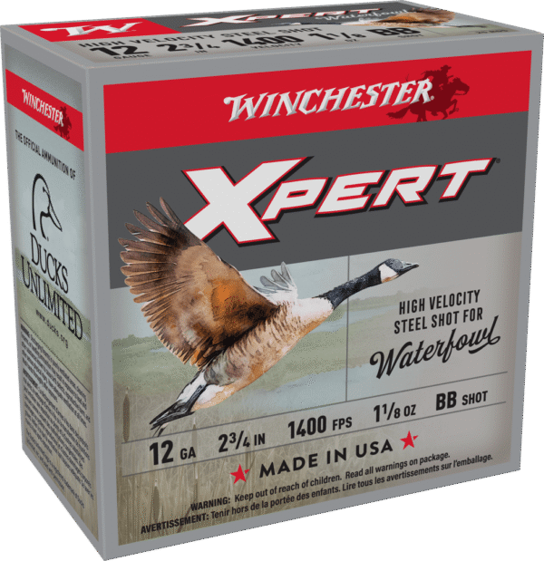 WINCHESTER XPERT STEEL WTRFWL 12G 2-3/4" 1-1/8OZ 25RD