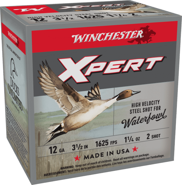 WINCHESTER XPRT STL 12G 3.5" #2 HV WTRFWL 1-1/4OZ 25/250