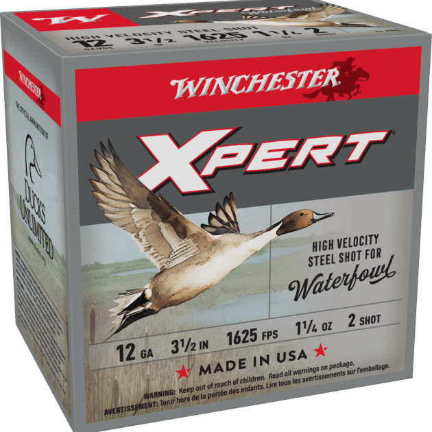 WINCHESTER XPRT STL 12G 3.5" #2 HV WTRFWL 1-1/4OZ 25/250