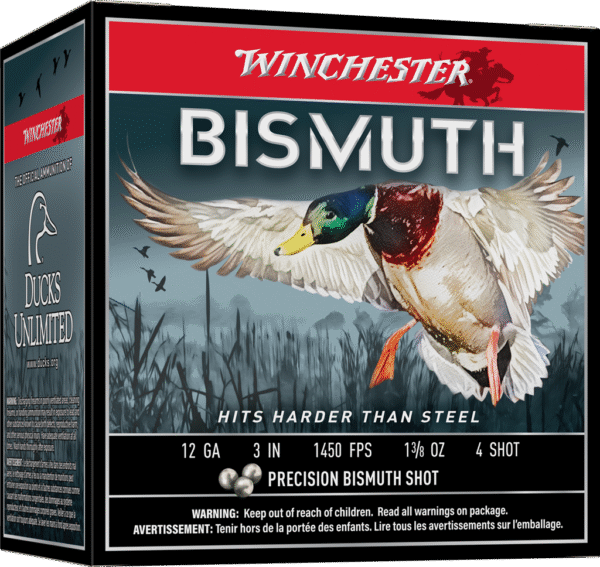 WINCHESTER 12G 3" BISMUTH 1-3/8OZ 25RDS