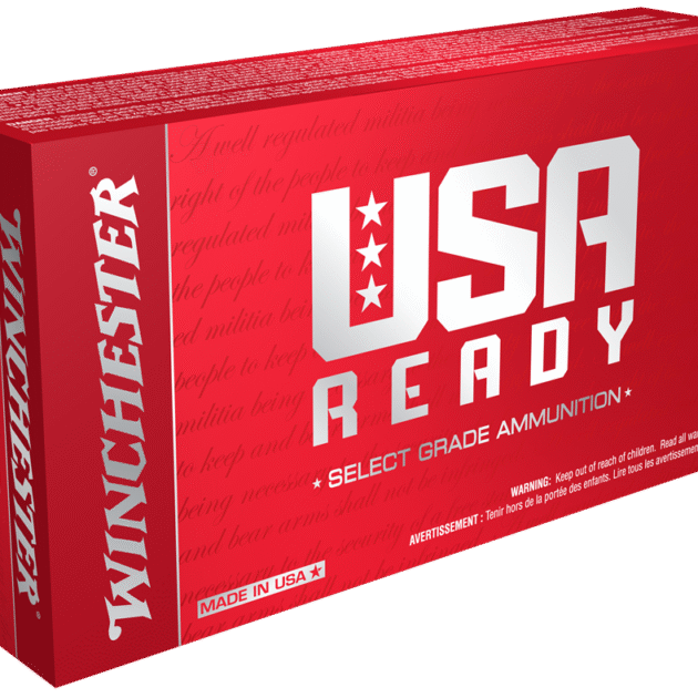 WINCHESTER USA READY 45ACP 230GR FMJ FLAT NOSE BRASS