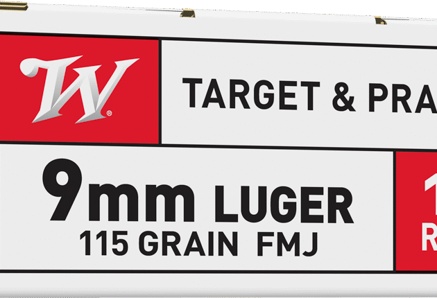 WINCHESTER USA 9MM 115GR FMJ 100RD BX 1000RD CASE