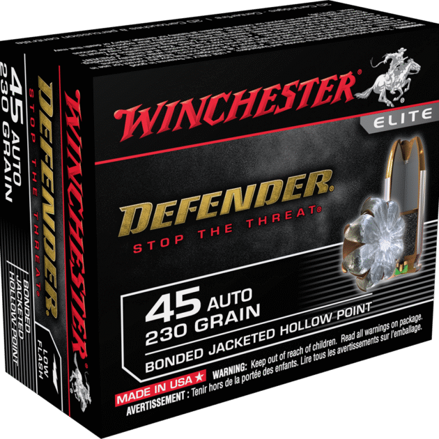 WINCHESTER 45ACP 230GR BONDED PDX1