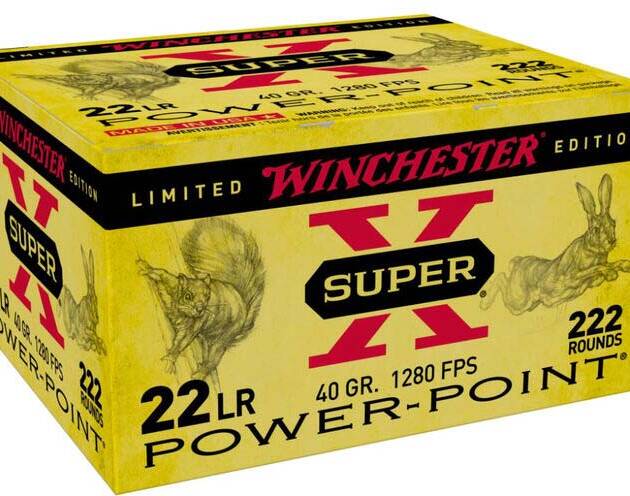 WINCHESTER SUPER X 22LR 40G HP 222RD/BX