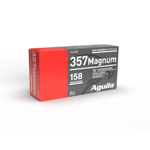 AGUILA 357 MAG SJSP 158GR 50RD BOX 20 BXS PER CS