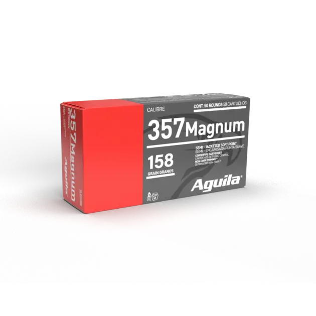 AGUILA 357 MAG SJSP 158GR 50RD BOX 20 BXS PER CS