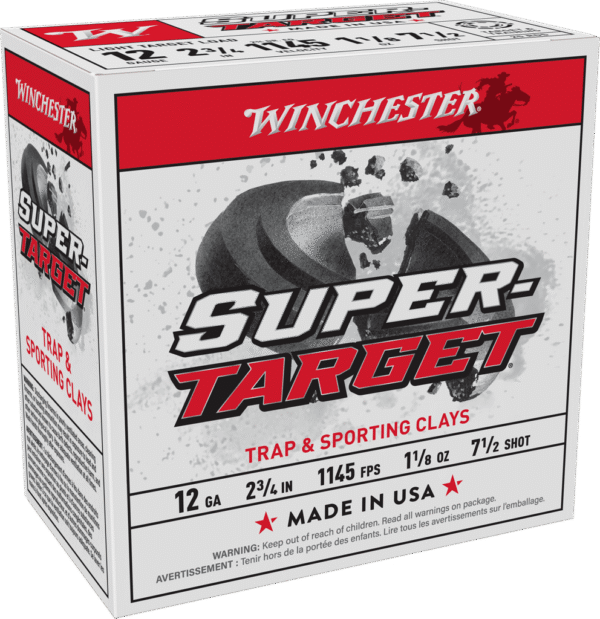 WINCHESTER SPR TRGT 12GA 1-1/8 7.5 SHOT 25RD BX 250RD CASE