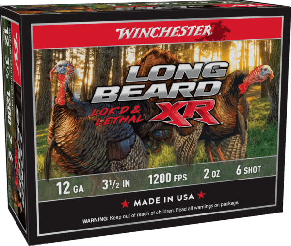 WINCHESTER LONG BEARD XR 12G 3.5" #6 2OZ 10RD BX 100RD CS