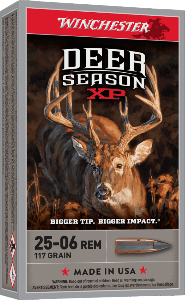 WINCHESTER DEER SEASON XP 25-06 117GR 20RD BX 200RD CASE