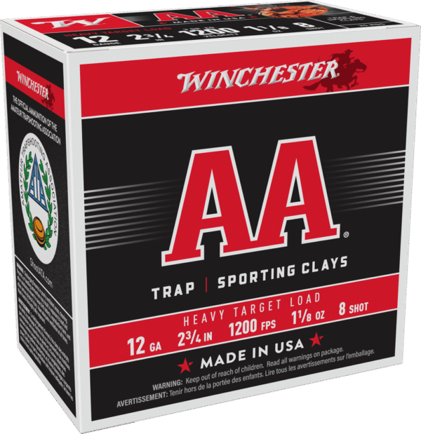 WINCHESTER AA PLUS 3DR 12GA 23/4 #8