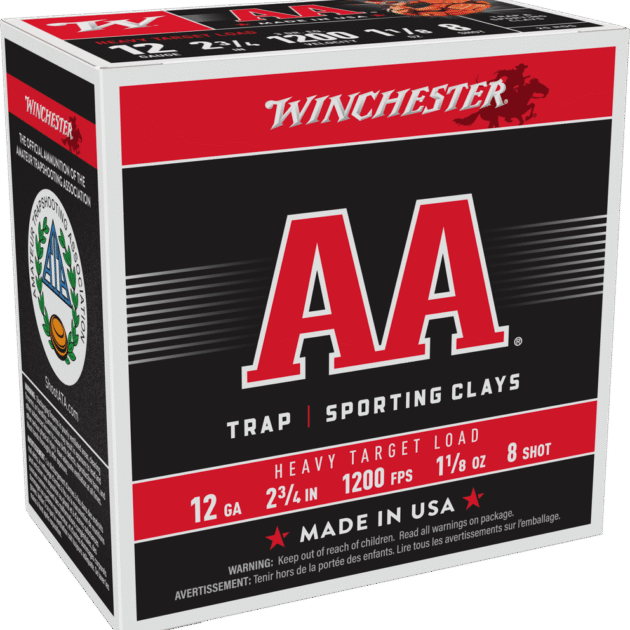 WINCHESTER AA PLUS 3DR 12GA 23/4 #8