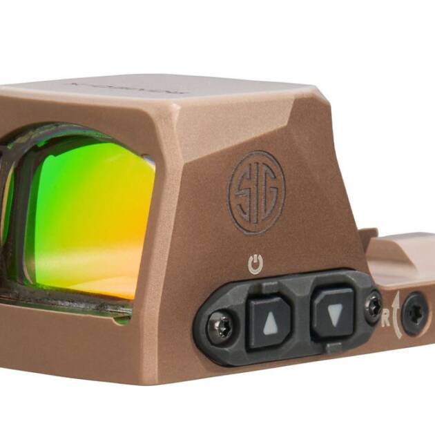 SIG SAUER ROMEO X PRO FDE PSTL MOUNTED REFLX, FITS 320 & ALL DELTAPT PRO FOOTPRINT
