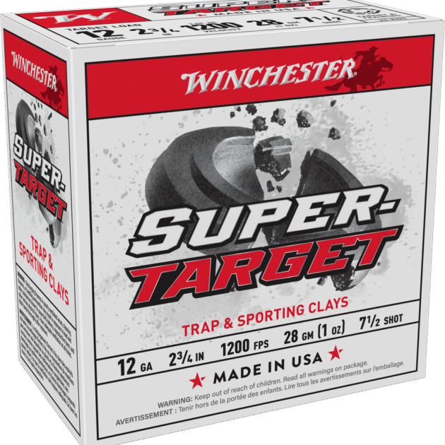 WINCHESTER SUPER TARGET 12GA 2-3/4" 1OZ #7.5 25RD BX 250RD CASE