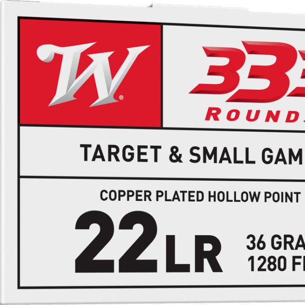 WINCHESTER 22LR 36GR CPHP 333RD BX 3330RD CASE