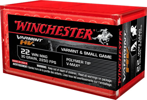 WINCHESTER VRMNT 22WM 30GR PLMY TIP 50RD BX 1000RD CASE
