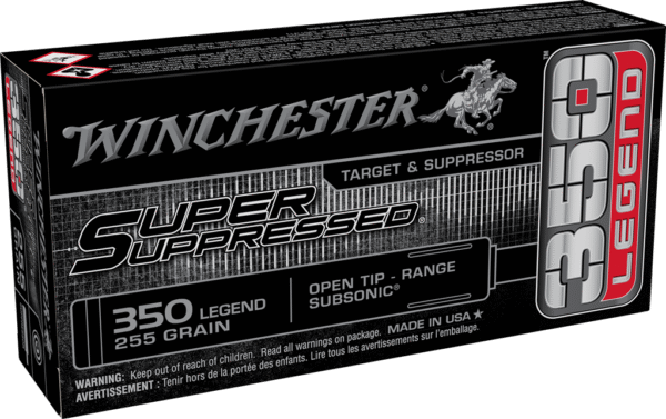 350 LEGEND 265GR SUPER SUPPRESSED OPN TIP RANGE SUBSONIC