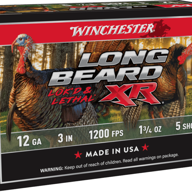 WINCHESTER LONG BEARD XR 12G 3" 1-3/4OZ 5SHT 10RD BX 100RD CASE