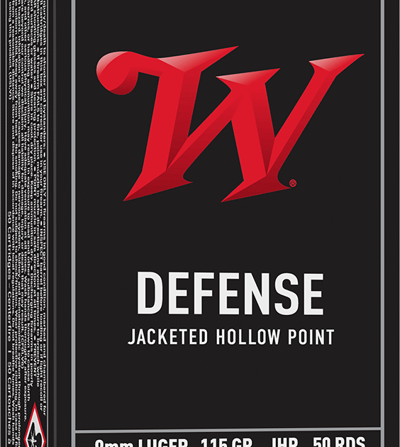 WINCHESTER USA JHP 9MM 115GR 50RD BOX 500RD CASE
