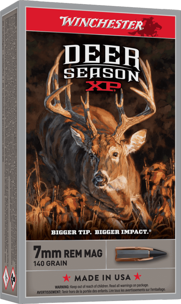 WINCHESTER DEER SEASON XP 7MM REM MAG 140G 20RD BX 200R CASE
