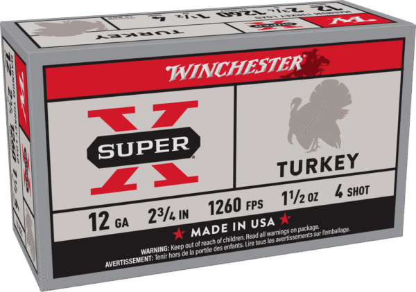 WINCHESTER SUPER X TKY LOAD 12G 23/4 11/2 #4