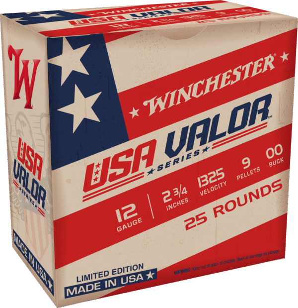 USA VALOR 12G 2-3/4" 00BK 9 PLT