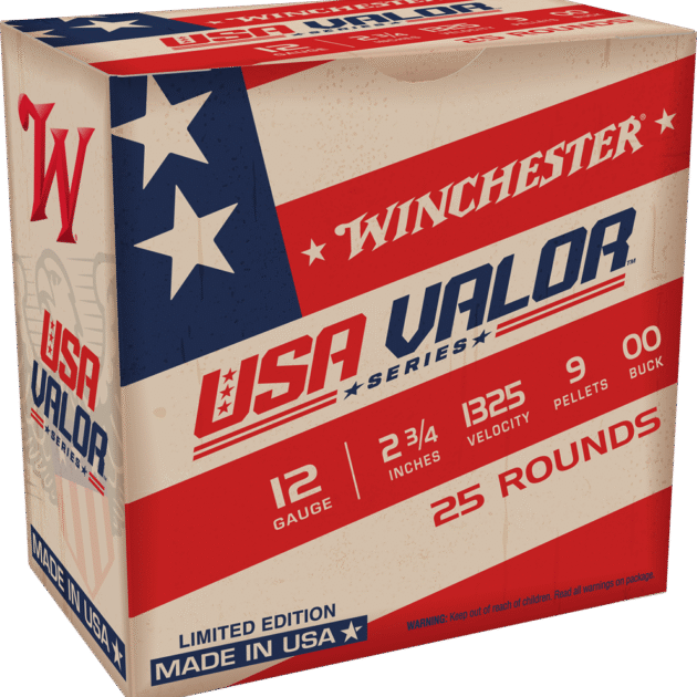 USA VALOR 12G 2-3/4" 00BK 9 PLT