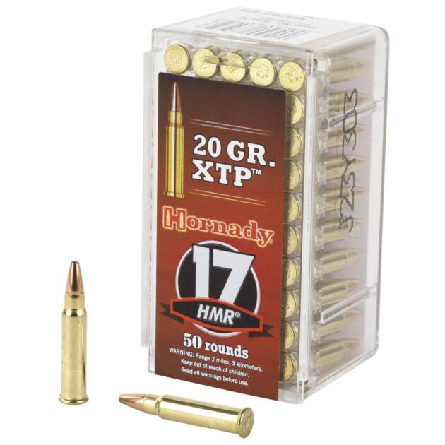 HORNADY VARMINT EXPRESS 17HMR 20GR XTP 50RD BX 2000RD CASE