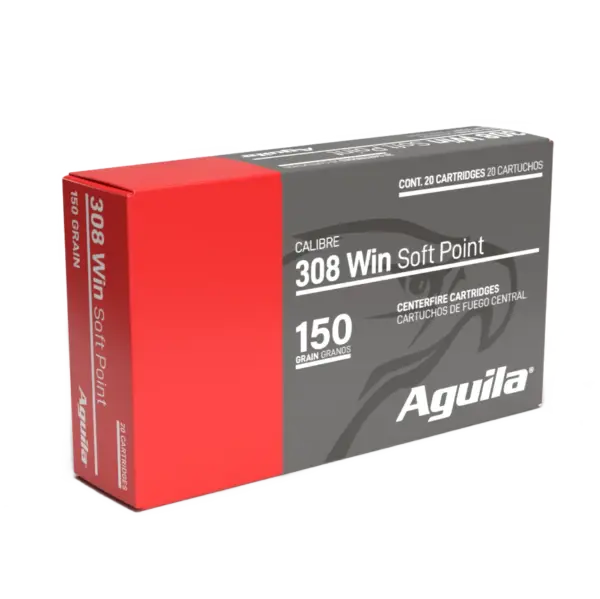 AGUILA 308WIN INTERLOCK 150GR BTSP 20RD BX 10 BOXES PER CS