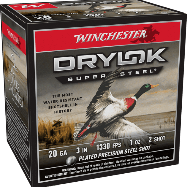 WINCHESTER DRYLK STL MAG 20G 3" 1OZ 25/250
