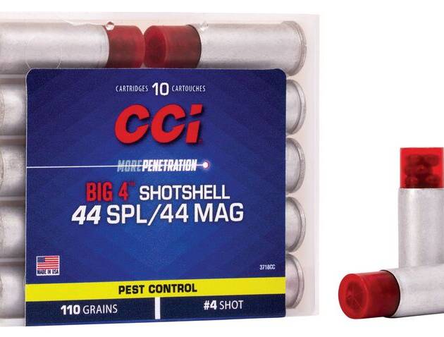 CCI 44 SPL/44 REM MAG BIG 4 SHOTSHELL 10 RD/BX 20 BX/CS
