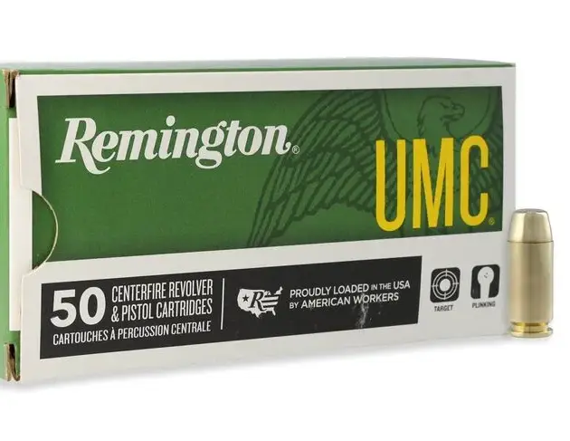 REMINGTON 40 S&W 180GR FMJ UMC 50 RND PK 50 RD/BX 10 BX/CS