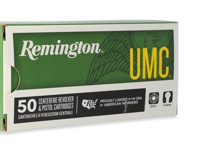 REMINGTON 40 S&W 165GR FMJ UMC 50 RND PK 50 RD/BX 10 BX/CS
