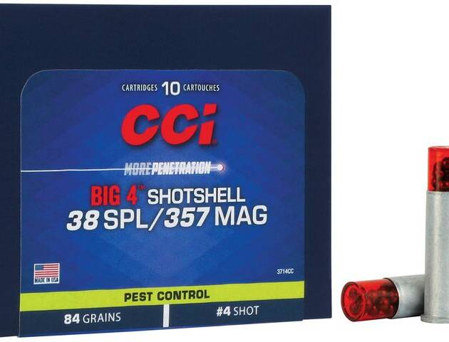 CCI 38/357 MAG BIG 4 SHOTSHELL 10 RD/BX 20 BX/CS