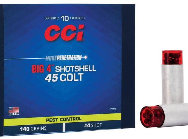 CCI 45 COLT BIG 4 SHOTSHELL 10 RD/BX 20 BX/CS