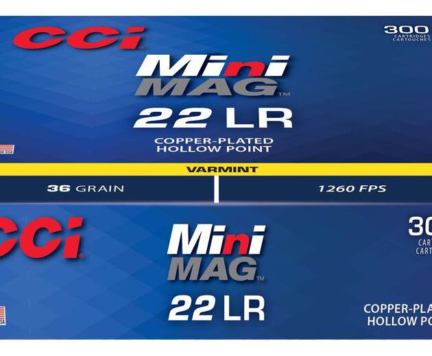 CCI 22 LR MINI MAG 36 GR HP 300CT PACK  300 RD/BX 10 BX/CS
