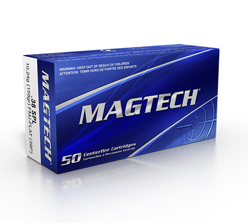 MAGTECH 38SPL 158GR FMJ FLAT 50RD BOX 20 BOXES PER CASE
