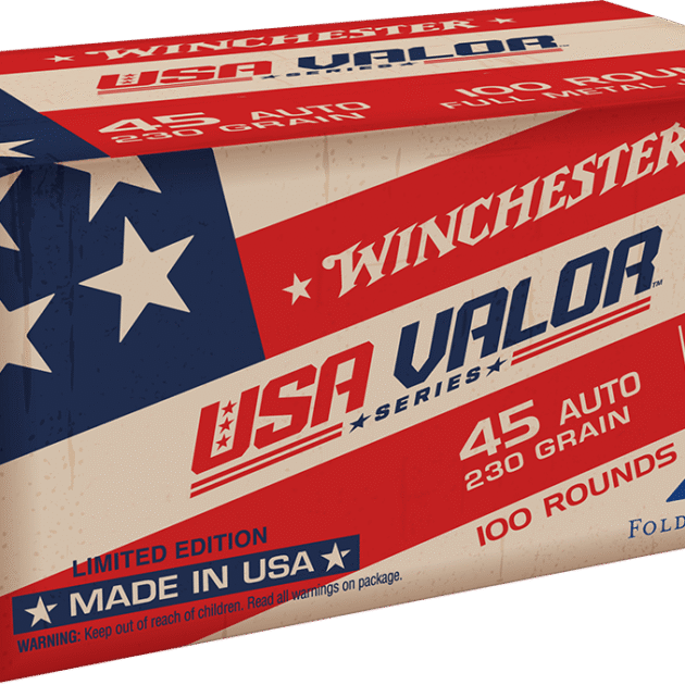 WINC USA VALOR 45ACP 230GR FMJ 100RD BX/500RD CASE
