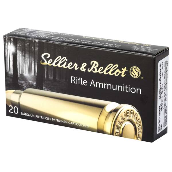 SELLIER & BELLOT 30-30 WIN 150GR SP 20RD BOX 25 BOXES PER CASE - Image 2
