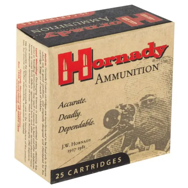 HORNADY CUSTOM 32 AUTO 60GR JHP/XTP 25RD BX 250RD CASE